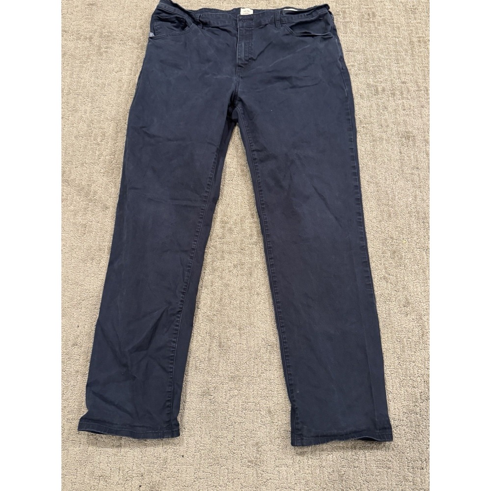 Flint And Tinder Mens 40X34 Straight Navy Pants (T1)